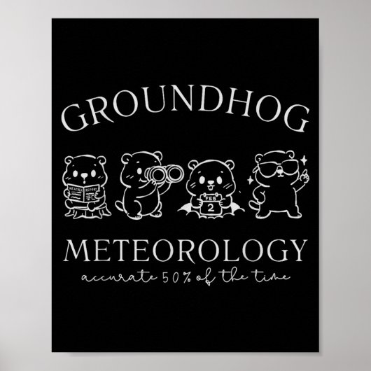 Respecteer de bosmarmotten Funny woodchuck vrouwen Poster (Voorkant)