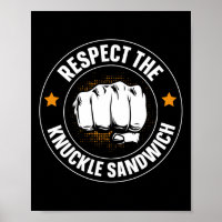 Respecteer de boterham van de knokkel