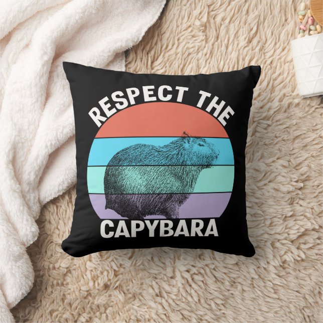 Respecteer de Capybara Fun Capybara Liefhebber Kussen (Deken)
