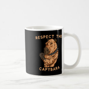 Respecteer de Capybara - Grappige Fitness Bodybuil Koffiemok