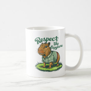 Respecteer De Capybara - Grappige Foto Knaagdier C Koffiemok