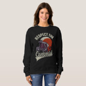 Respecteer De Commisaris Fantasy Football Commisar Trui (Voorkant volledig)