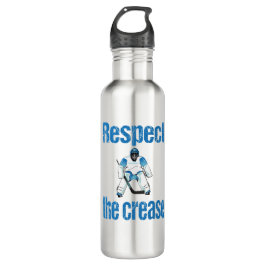 Respecteer de crease hockey goalie waterfles