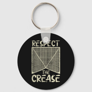 Respecteer de Creaselacrosse Lax Goalie Player Gif Sleutelhanger