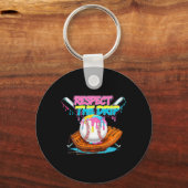 Respecteer De Drip Bysebyll Byt Handschoen Ijs Dri Sleutelhanger (Voorkant)