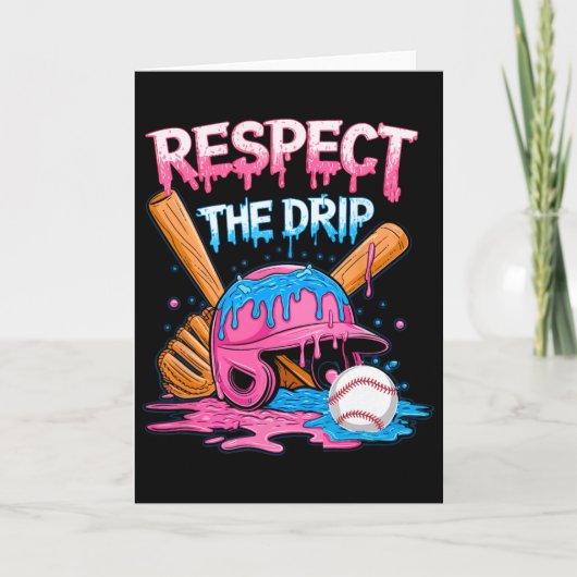 Respecteer De Drip Bysebyll Drip Boys Ijs Drip Kaart (Voorkant)