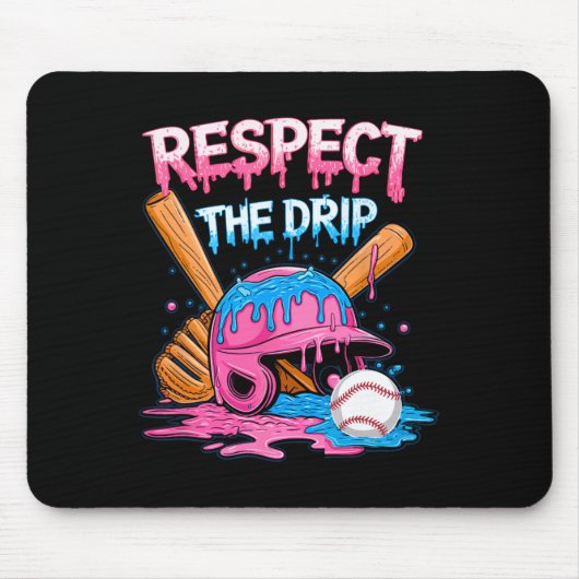 Respecteer De Drip Bysebyll Drip Boys Ijs Drip Muismat (Voorkant)