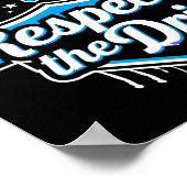 Respecteer De Drip Bysebyll Drip Boys Ijs Drip Poster (Hoek)