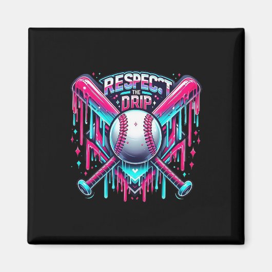 Respecteer De Drip Bysebyll Home Plate Ijs Drip Magneet (Voorkant)