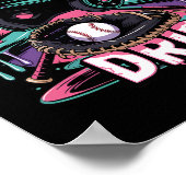 Respecteer De Drip Bysebyll Ijs Drip Helm Door Poster (Hoek)