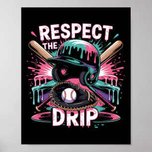 Respecteer De Drip Bysebyll Ijs Drip Helm Door Poster