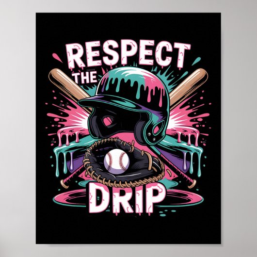 Respecteer De Drip Bysebyll Ijs Drip Helm Door Poster (Voorkant)