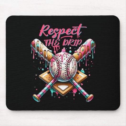 Respecteer De Drip Bysebyll Thuisplaat Ijs Drip Muismat (Voorkant)