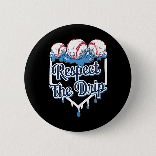 Respecteer De Drip Bysebyll Thuisplaat Ijs Drip Ronde Button 5,7 Cm (Voorkant)