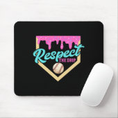 Respecteer De Drip Bysebyll Thuisplaat Ijs Druppel Muismat (Met muis)