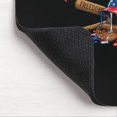 Respecteer De Drip Patriottische Honkbal 1776 Ontw Muismat (Hoek)