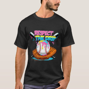Respecteer De Druppel Bysebyll Byt Handschoen Ijs T-shirt