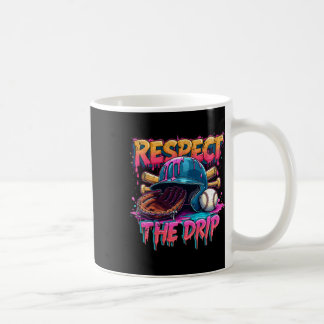 Respecteer de druppel honkbal ijs druppel vibes sq koffiemok