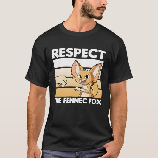 Respecteer de Fennec Fox 1 T-shirt (Voorkant)