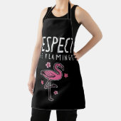 Respecteer de Flamingo Roze Schort (Insitu)