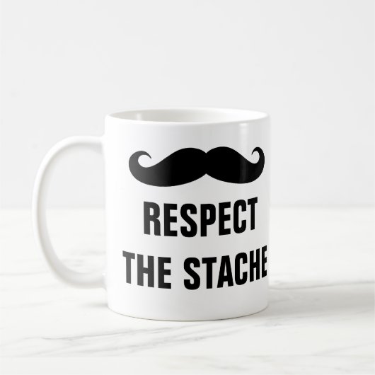 Respecteer de grappige mok van de trap voor veel m (Links)