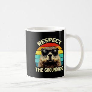 Respecteer de grondegel liefhebber vintage dier gr koffiemok