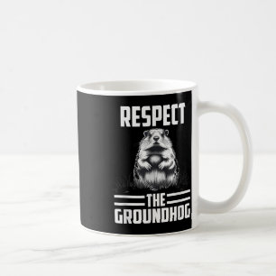 Respecteer de Groundhog Celebrate Groundhog Day Koffiemok