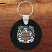 Respecteer de Groundhog Day _1 Sleutelhanger (Voorkant)