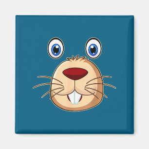 Respecteer de Groundhog Day Grappig marmot gezicht Magneet