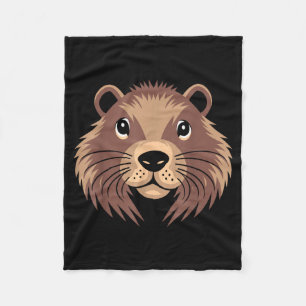 Respecteer de Groundhog Day Grond Eekhoorn Dierenk Fleece Deken