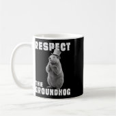 Respecteer de Groundhog Day Respecteer de Groundho Koffiemok (Links)