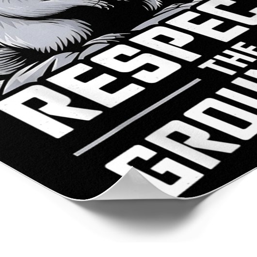 Respecteer de Groundhog Ground Hog Day _2 Poster (Hoek)