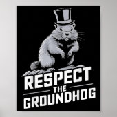 Respecteer de Groundhog Ground Hog Day _2 Poster (Voorkant)