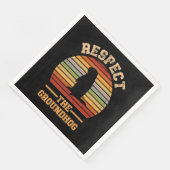 Respecteer de Groundhog Vakantie Servet (Hoek)