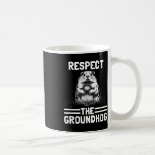 Respecteer de Groundhog Vier Groundhog Day _1 Koffiemok