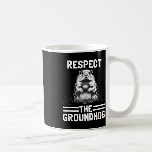 Respecteer de Groundhog Vier Groundhog Day _1 Koffiemok (Rechts)