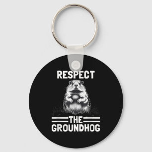 Respecteer de Groundhog Vier Groundhog Day _1 Sleutelhanger