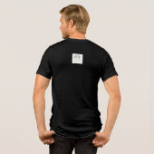respecteer de harde werk ethiek Tri-Blend shirt (Achterkant volledig)