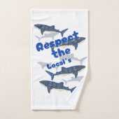 RESPECTEER DE LOKALE BEVOLKING, DE FAMILIE VAN DE  BAD HANDDOEK (Handdoek)