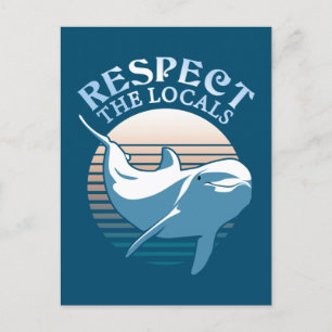 Respecteer de lokale bevolking - Dolphin Awareness Briefkaart