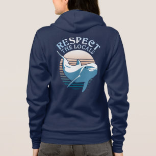 Respecteer de lokale bevolking - Dolphin Awareness Hoodie