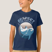 Respecteer de lokale bevolking - Dolphin Awareness T-shirt (Voorkant)