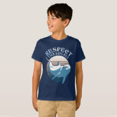Respecteer de lokale bevolking - Dolphin Awareness T-shirt (Voorkant volledig)