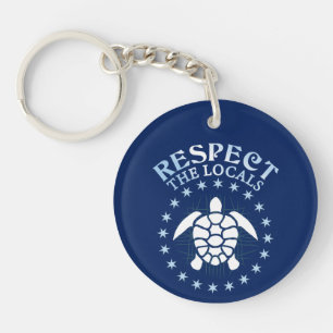 Respecteer de lokale bevolking - Turtle Awareness  Sleutelhanger