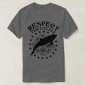 Respecteer de lokale dolfijnen t-shirt (Design voorkant)