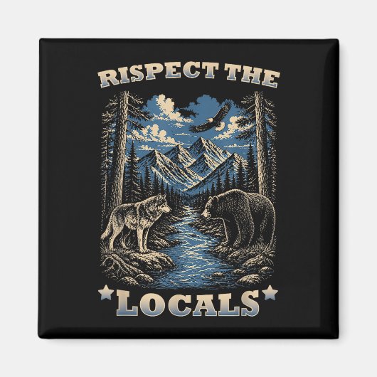 Respecteer de lokale natuurparken magneet (Voorkant)