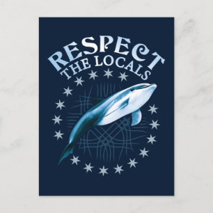 Respecteer de lokale omgeving - Dolphin Lover Quot Briefkaart