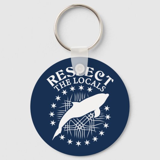 Respecteer de lokale omgeving - Dolphin Lover Quot Sleutelhanger (Voorkant)