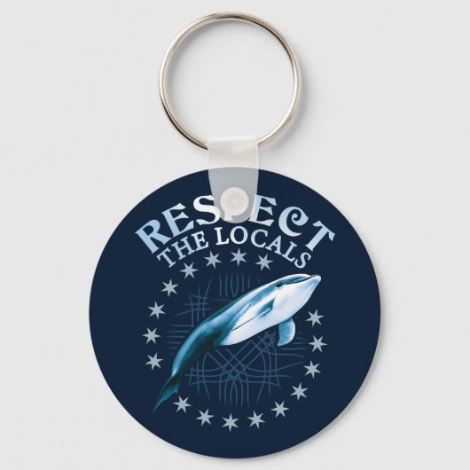 Respecteer de lokale omgeving - Dolphin Lover Quot Sleutelhanger (Voorkant)