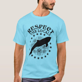 Respecteer de lokale omgeving - Dolphin Lover Quot T-shirt